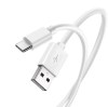 Cabo Original Oppo USB A para USB C 3A DL143 1m branco